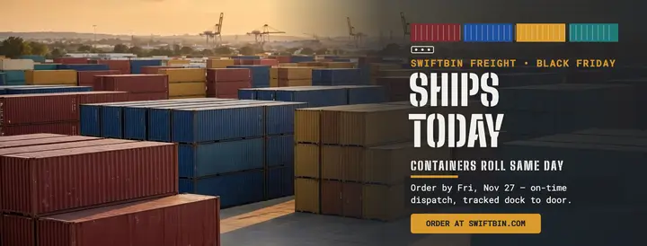 Swiftbin Black Friday ships today cover template