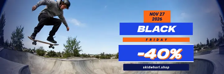 Skidwhorl Black Friday skate deck sale header template