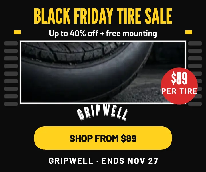 Gripwell Black Friday tire sale ad template