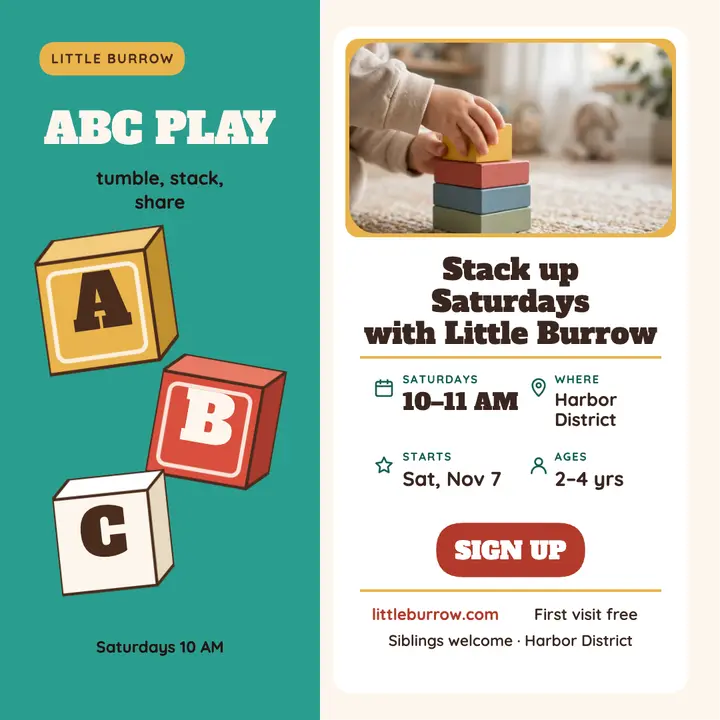 Little Burrow block playgroup post template