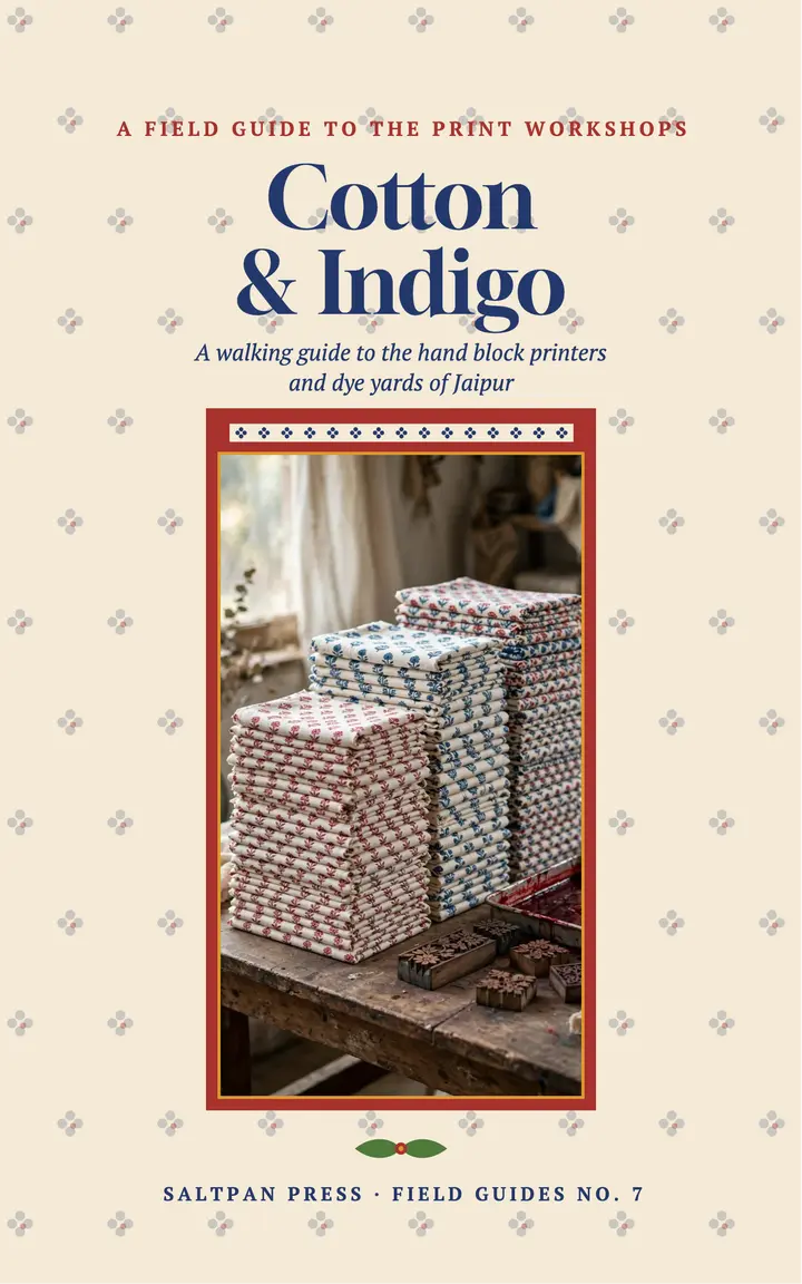 Cotton & Indigo block print guide cover template
