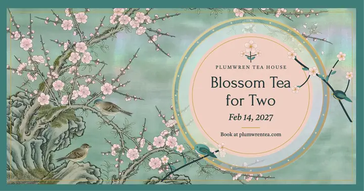 Plumwren Tea House Valentine's tea for two post template