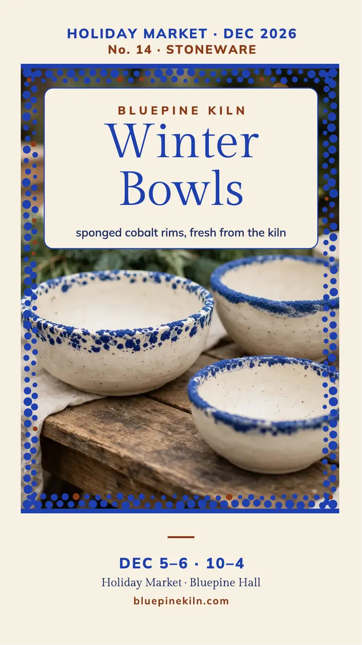 Bluepine Kiln holiday market story template