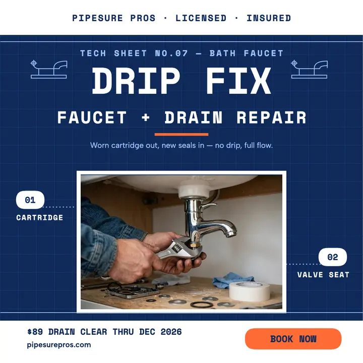 Pipesure faucet repair blueprint post template