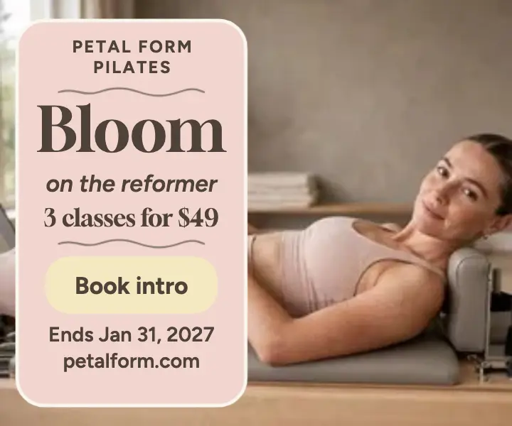 Petal Form Pilates intro offer ad template