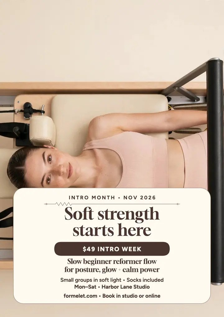 Formelet soft strength intro flyer template