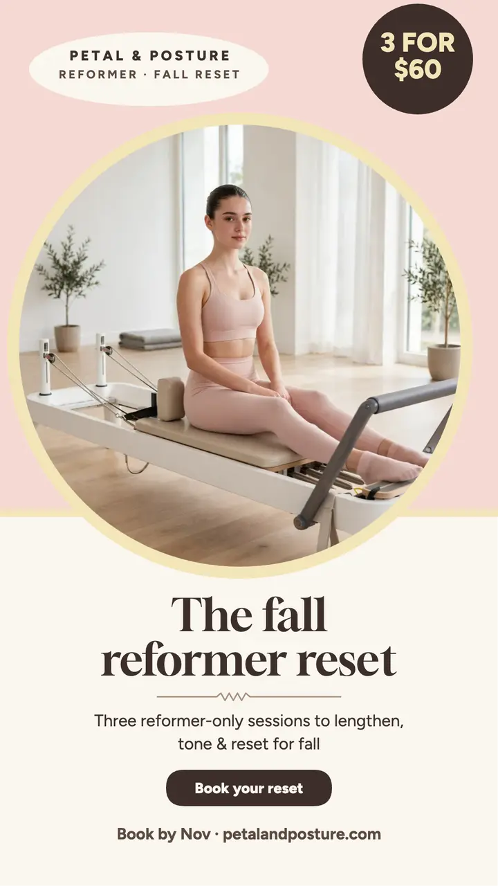 Petal and Posture fall reset story template