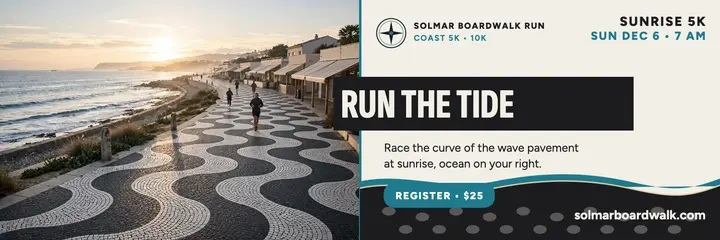 Solmar Boardwalk Run sunrise header template