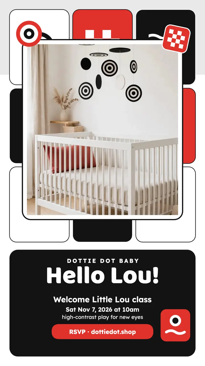 Dottie Dot Baby welcome story template