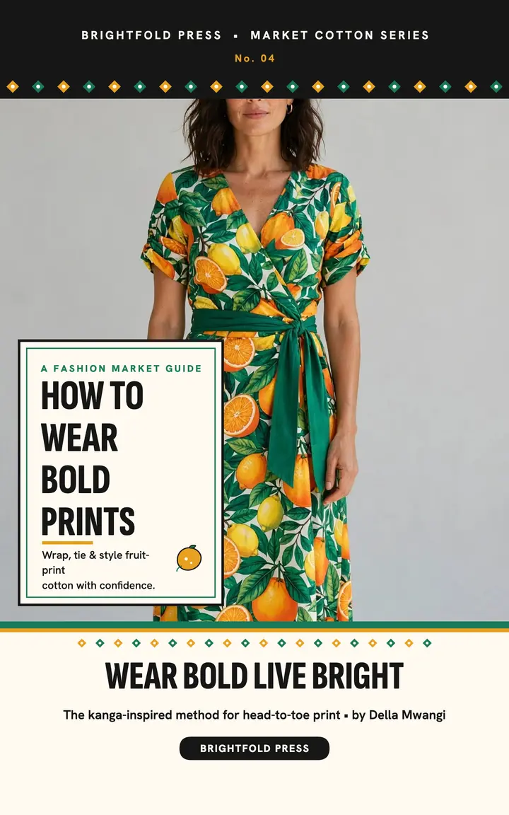 How to Wear Bold Prints kanga ebook cover template