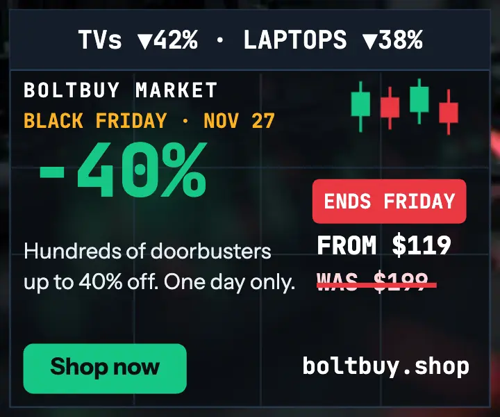 Boltbuy Market Black Friday ticker ad template