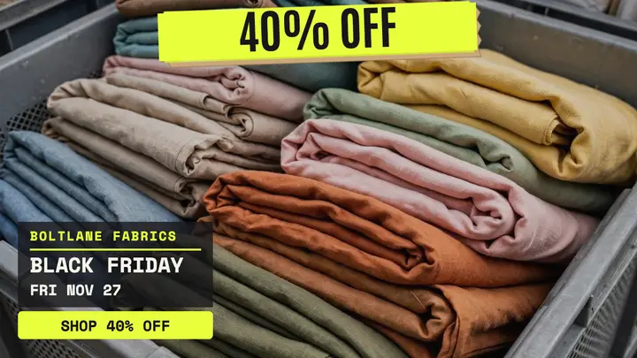 Boltlane Fabrics Black Friday thumbnail template