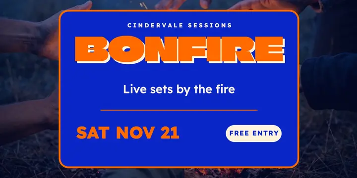 Cindervale Sessions bonfire music night post template