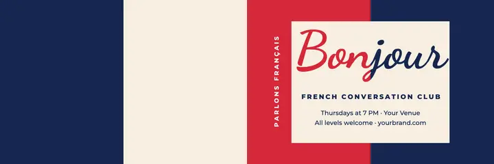Bonjour French club header template