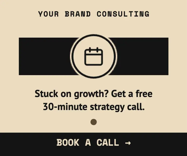 Book a call consultant ad template