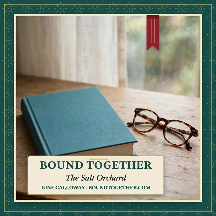 Bound Together book club podcast cover: book club podcast cover template