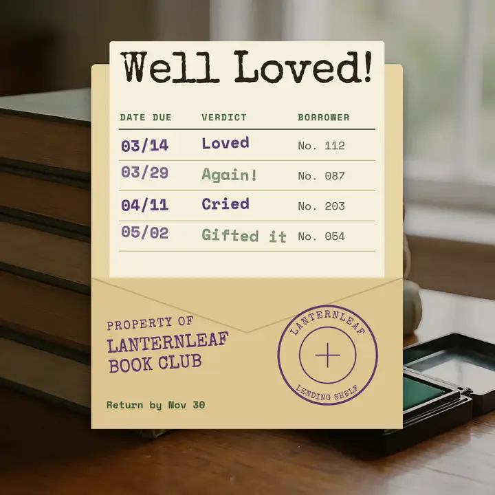 Lanternleaf due-date card review post template