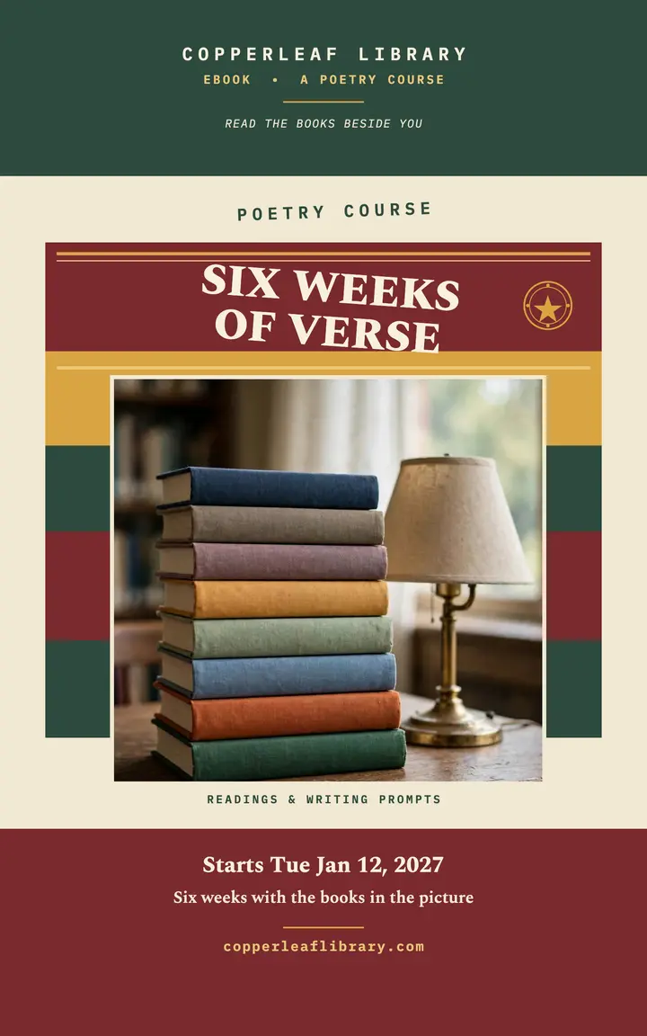 Copperleaf Library Six Weeks of Verse cover template