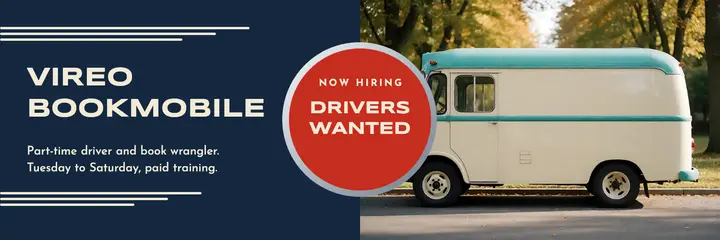 Bookmobile driver hiring header: bookmobile driver hiring header template