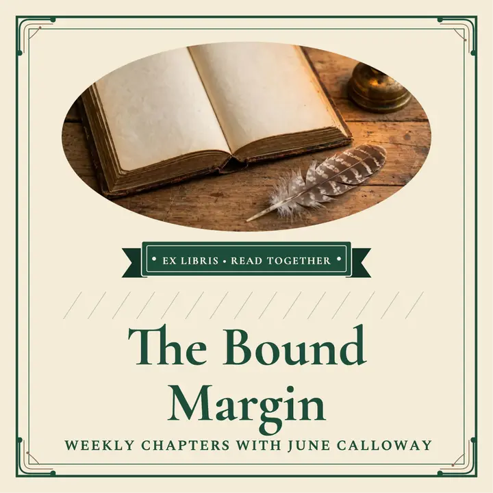 The Bound Margin bookplate podcast cover template