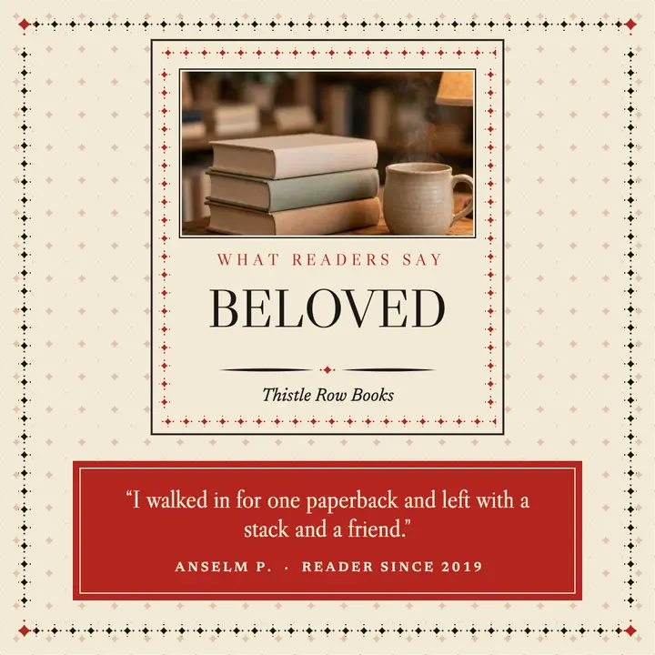 Thistle Row Books reader quote post template