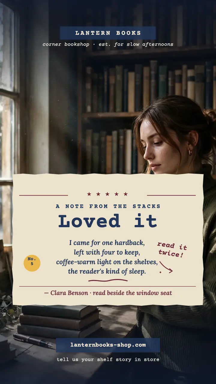 Lantern Books customer review verse story template