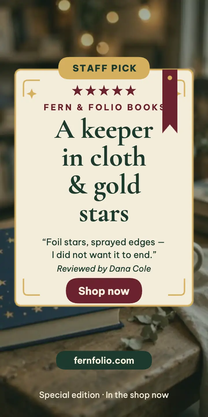 Fern and Folio staff pick review ad template