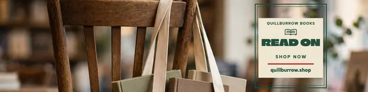 Quillburrow book tote shop banner template