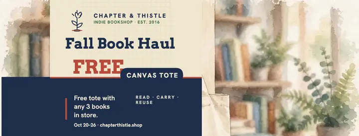 Chapter and Thistle fall tote cover template