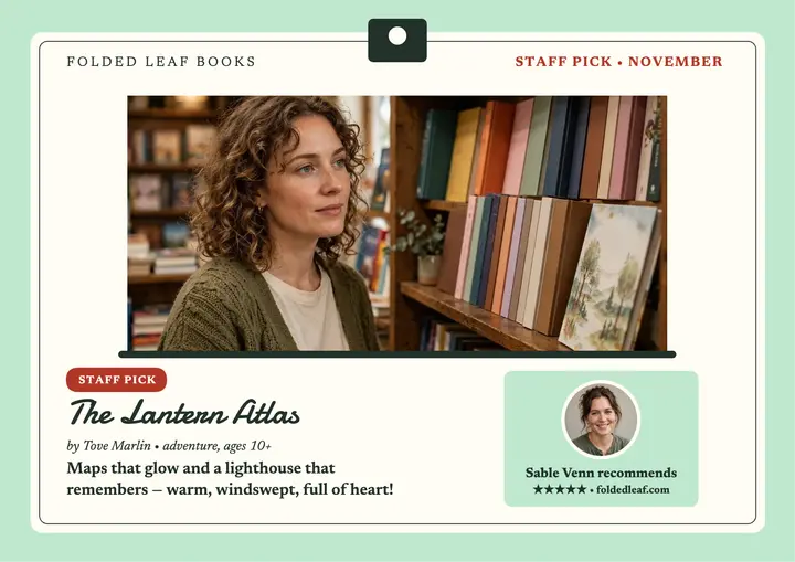 Folded Leaf staff pick certificate: staff pick certificate template