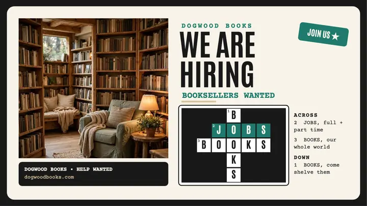 Dogwood Books hiring thumbnail, crossword template