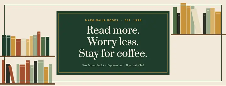 Bookstore cover template