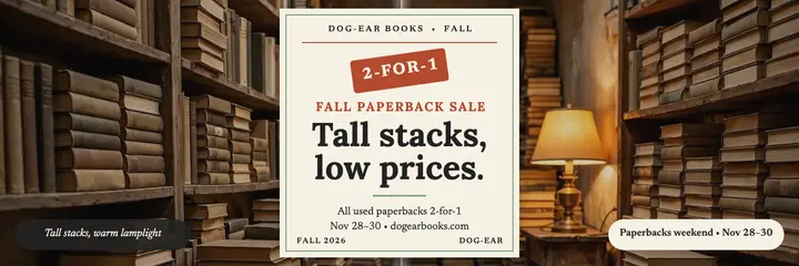 Dog-Ear Books fall sale header template