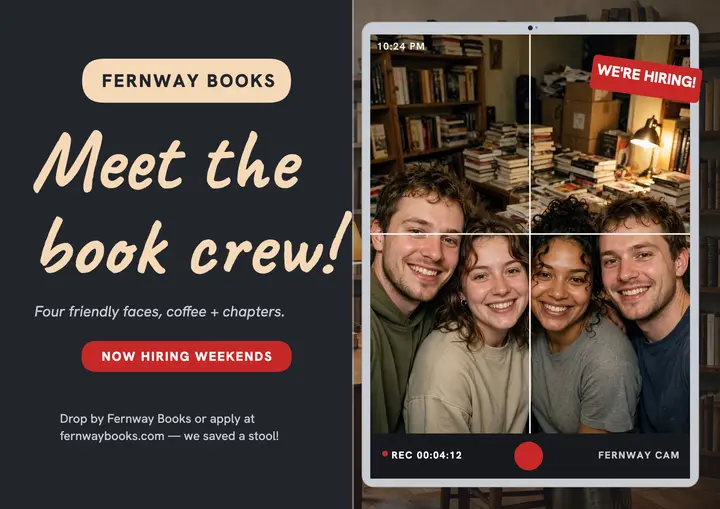 Fernway Books webcam team certificate: meet the team certificate template