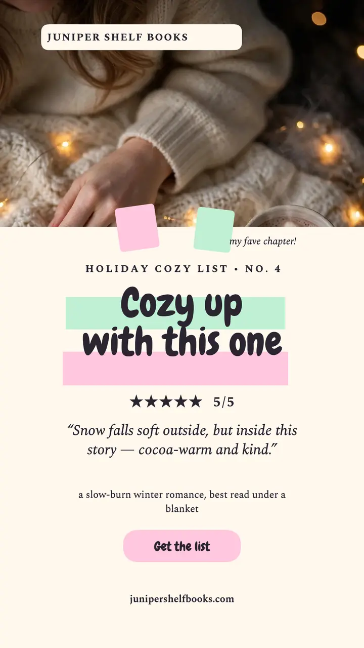 Juniper Shelf holiday cozy list story template