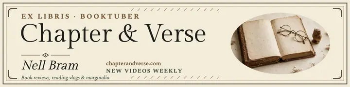 Chapter and Verse ex-libris banner, Nell Bram template
