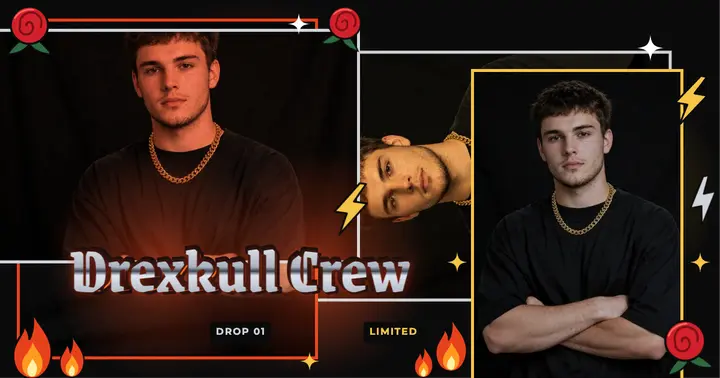 Drexkull Crew bootleg tee drop post template