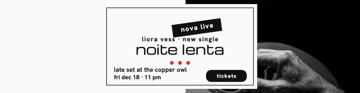 Noite Lenta bossa single night billboard template