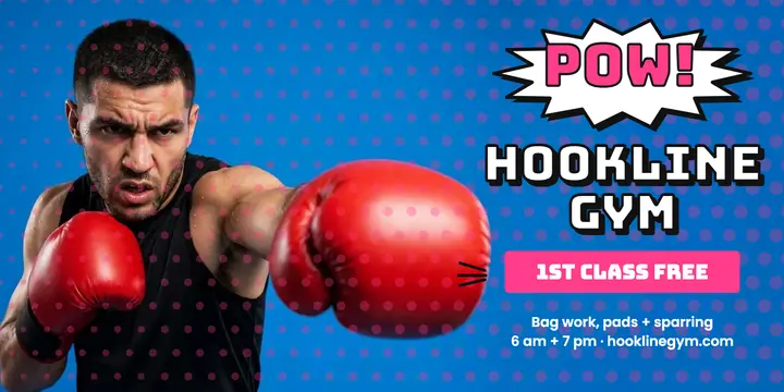 Hookline Gym POW! post template