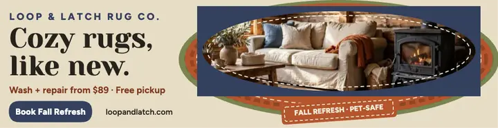 Loop and Latch rug cleaning billboard template