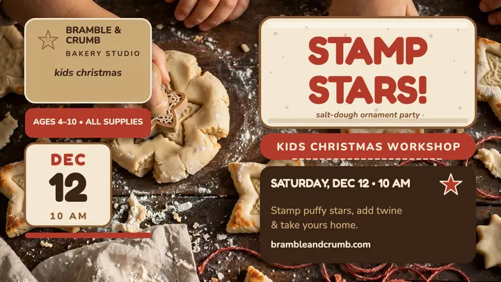 Bramble and Crumb star stamping workshop thumbnail template