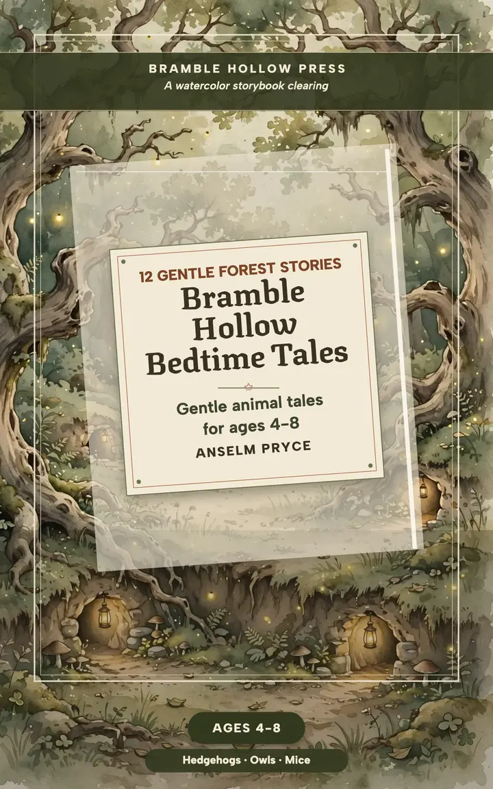 Bramble Hollow Bedtime Tales ebook cover template
