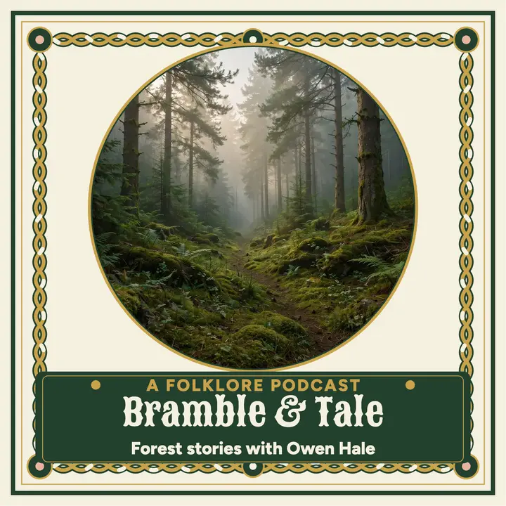 Bramble and Tale folklore podcast cover template