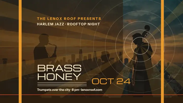 Brass Honey rooftop night thumbnail template