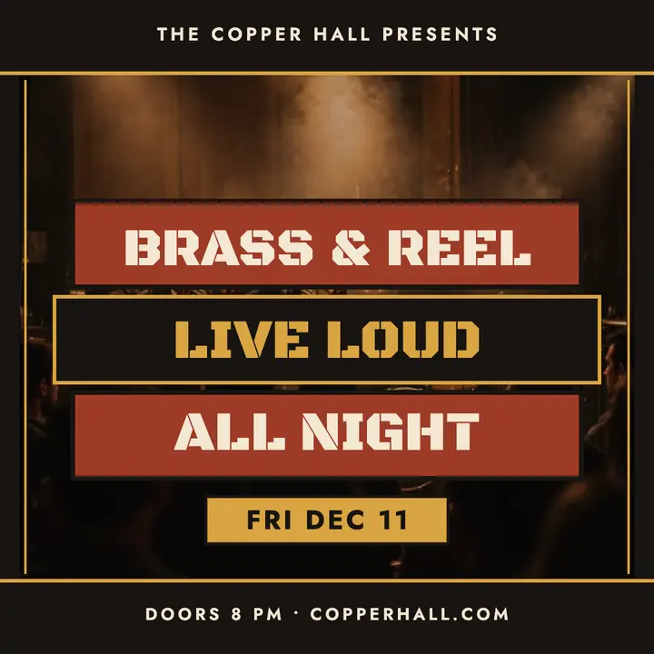 Brass and Reel brick club night template