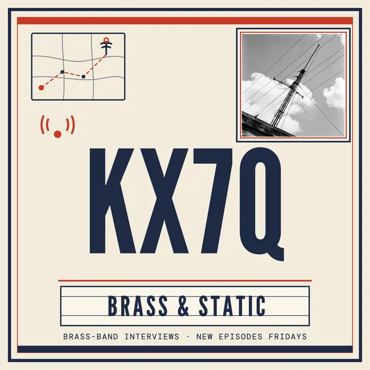 Brass and Static QSL podcast cover template