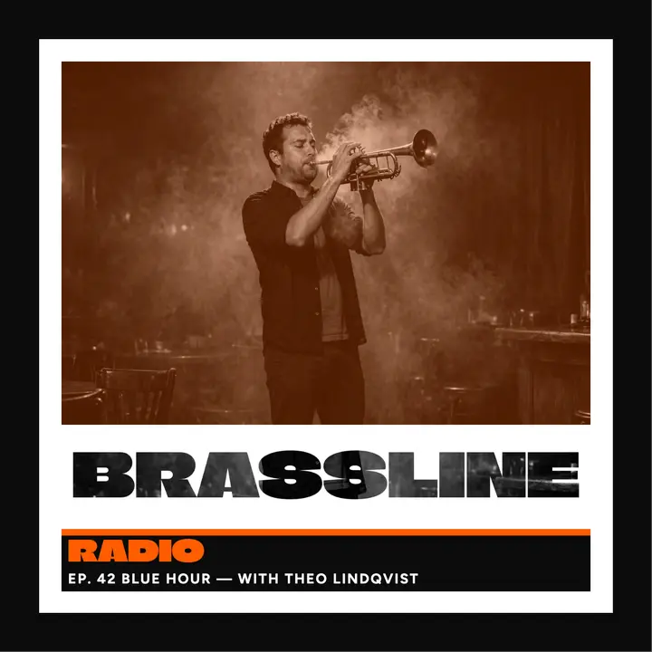 Brassline Radio hard-bop podcast cover template