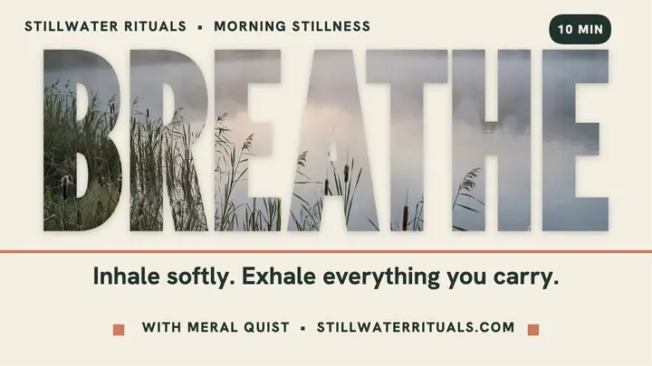 Breathe lake manifesto thumbnail template