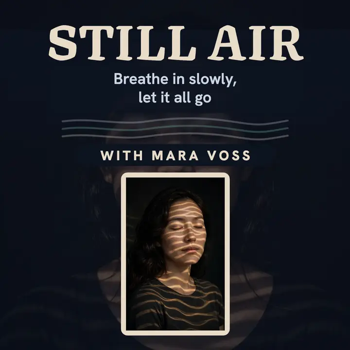 Still Air breathwork podcast cover: breathwork podcast cover template