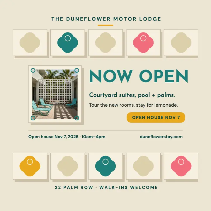 Duneflower Motor Lodge now open post template
